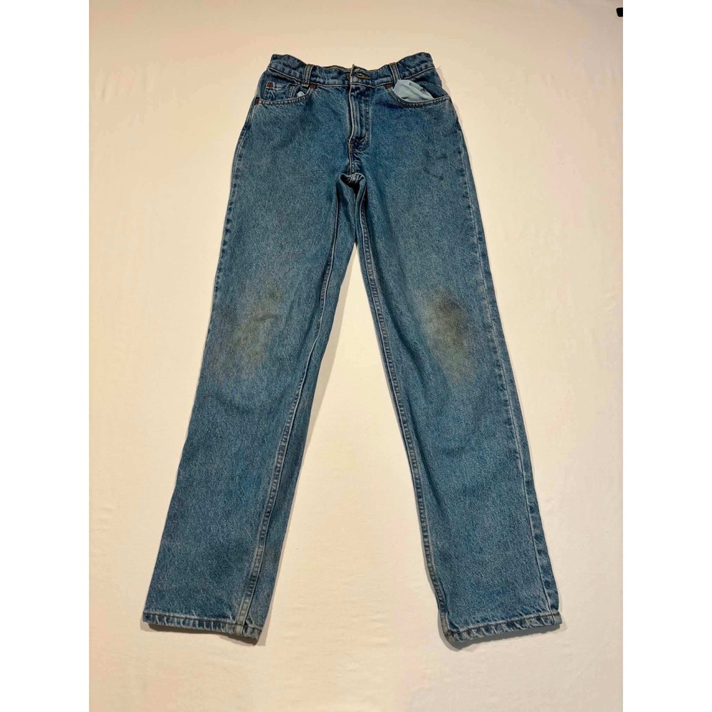 Vintage Levis 535 Euro-Fit Jeans MED Wash Straight Leg Denim Made in Canada 16